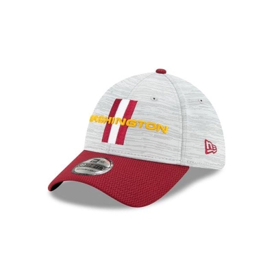 Red Washington Football Team Hat - New Era NFL Official NFL Training 39THIRTY Stretch Fit Caps USA0625978